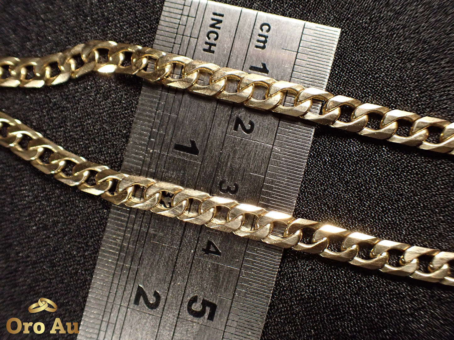 9ct Yellow Gold Curb Link Chain 49cm 20.51g