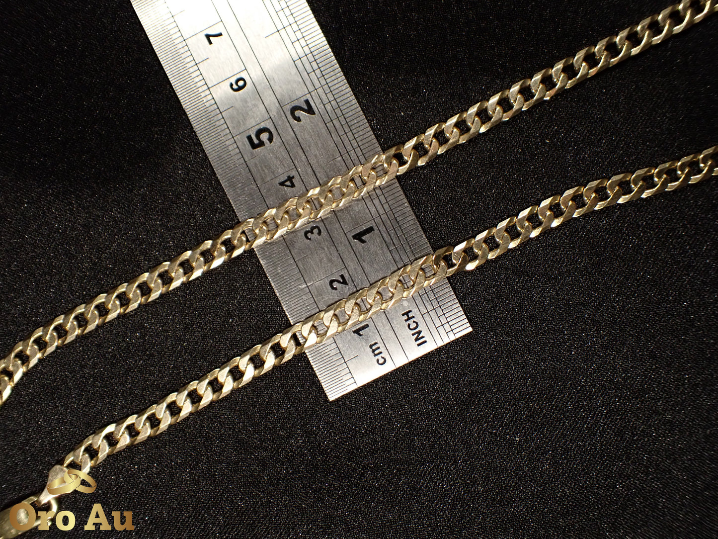 9ct Yellow Gold Curb Link Chain 50cm 21.9g