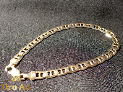 9ct Yellow Gold Anchor link bracelet 22.5cm 11.88g
