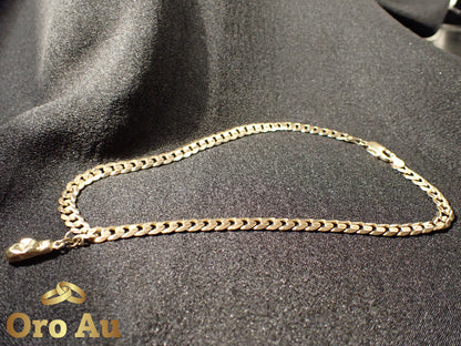 9ct Yellow Gold Necklace  With Boxing Glove Pendant 36.5cm 19.36g
