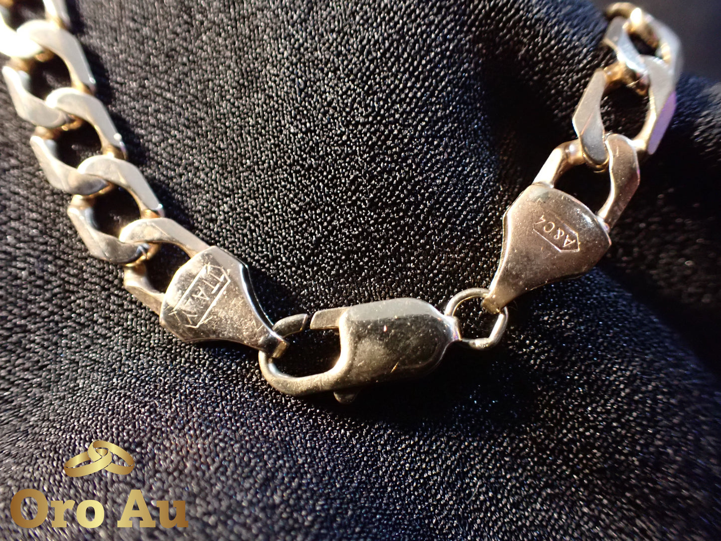 9ct Yellow Gold Flat Curb Bracelet 22.5cm 13.88g