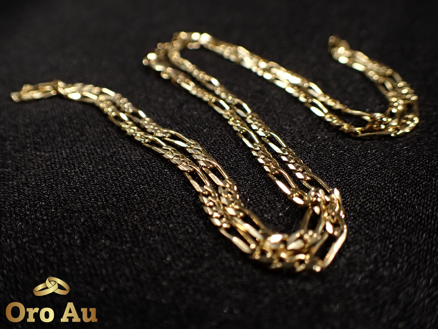 9ct Yellow Gold Necklace 55.5cm 7.73g