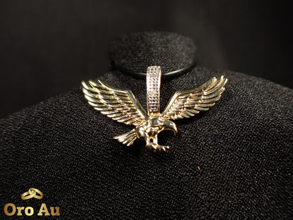 9ct Yellow Gold Eagle Pendant Width 3.5cm 3.3g