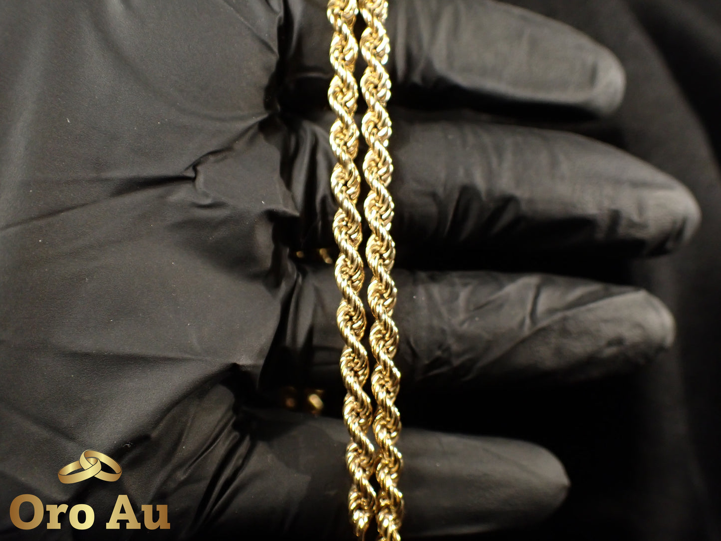 9ct Yellow Gold Rope Link Chain 62cm 15.9g