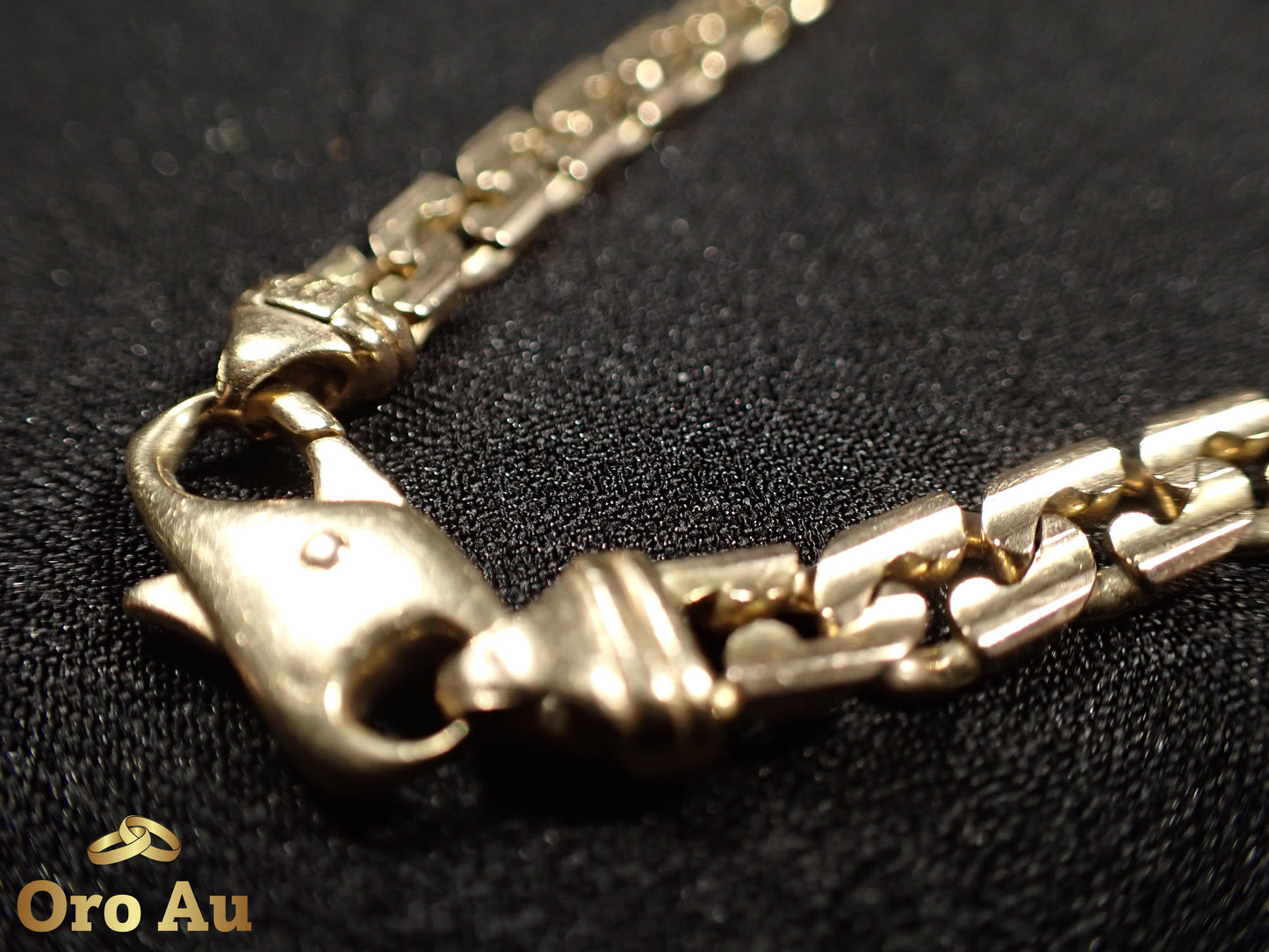 9ct Yellow Gold Curb Link Bracelet 20cm 15.59g