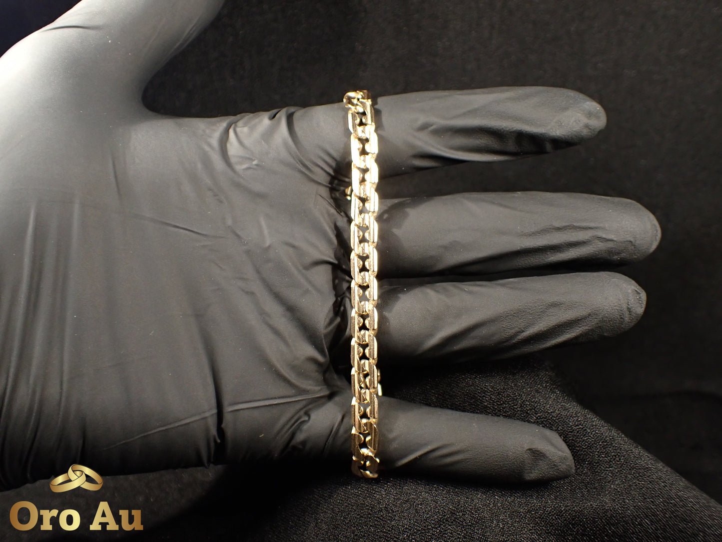 9ct Yellow Gold Curb Link Bracelet 20cm 15.59g