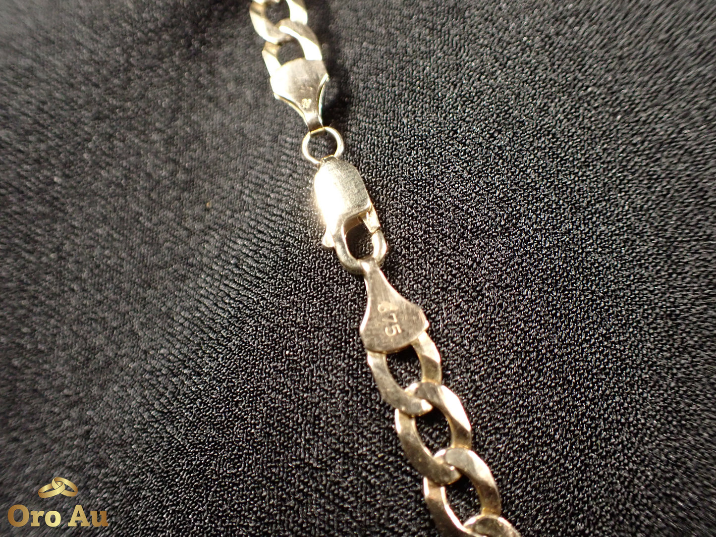 9ct Yellow Gold Flat Curb Link Necklace 14.08g 53cm