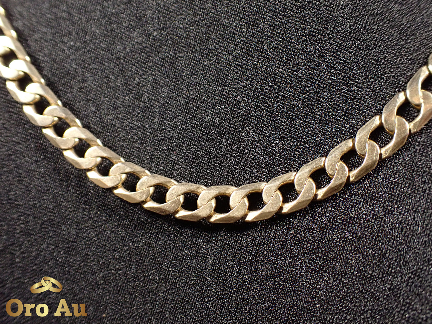 9ct Yellow Gold Curb Link Chain 52cm 31.04g