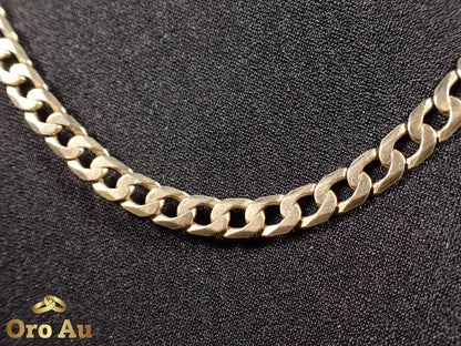 9ct Yellow Gold Curb Link Chain 52cm 31.04g