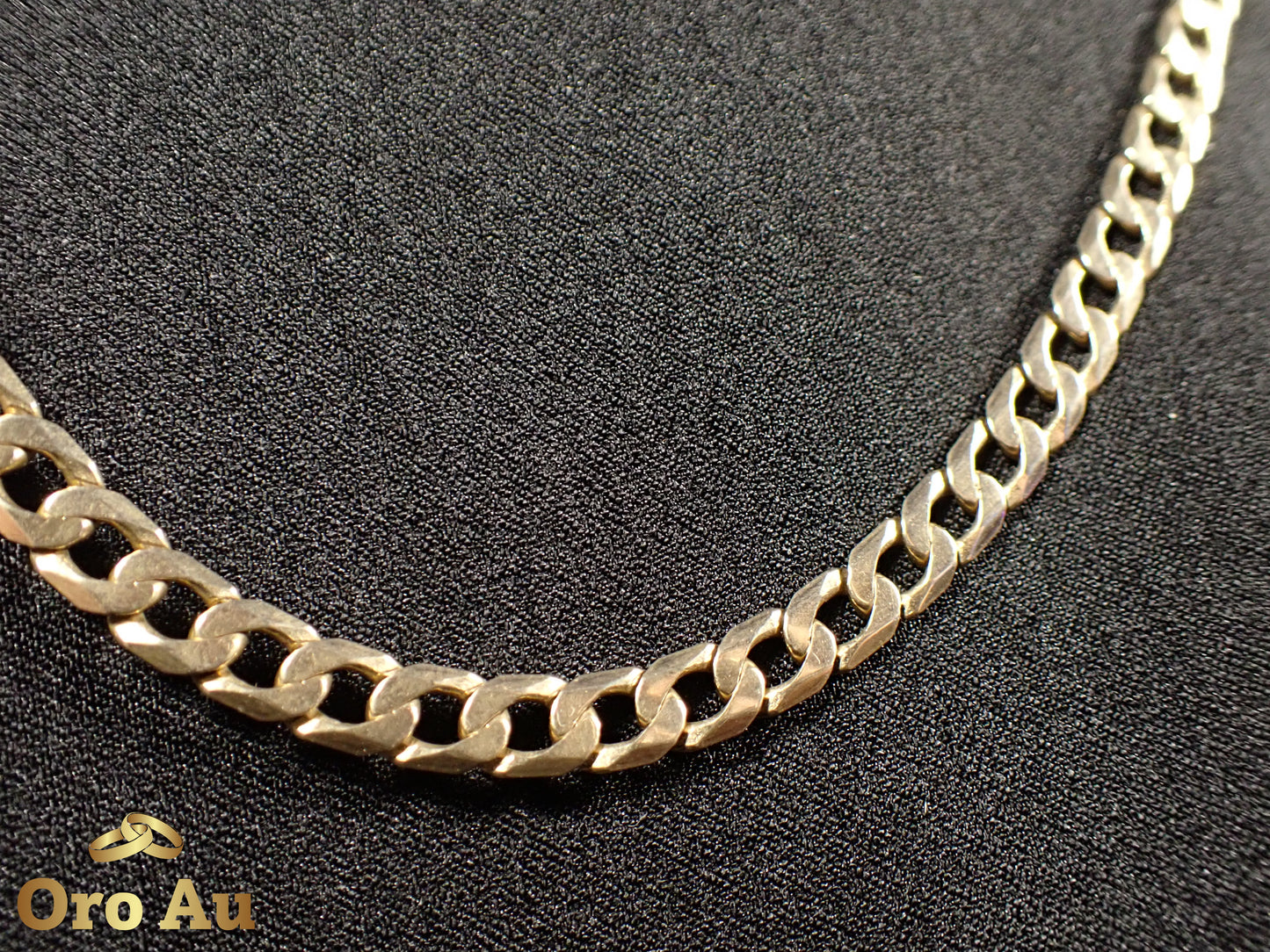 9ct Yellow Gold Curb Link Chain 52cm 31.04g