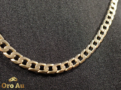 9ct Yellow Gold Curb Link Chain 52cm 31.04g
