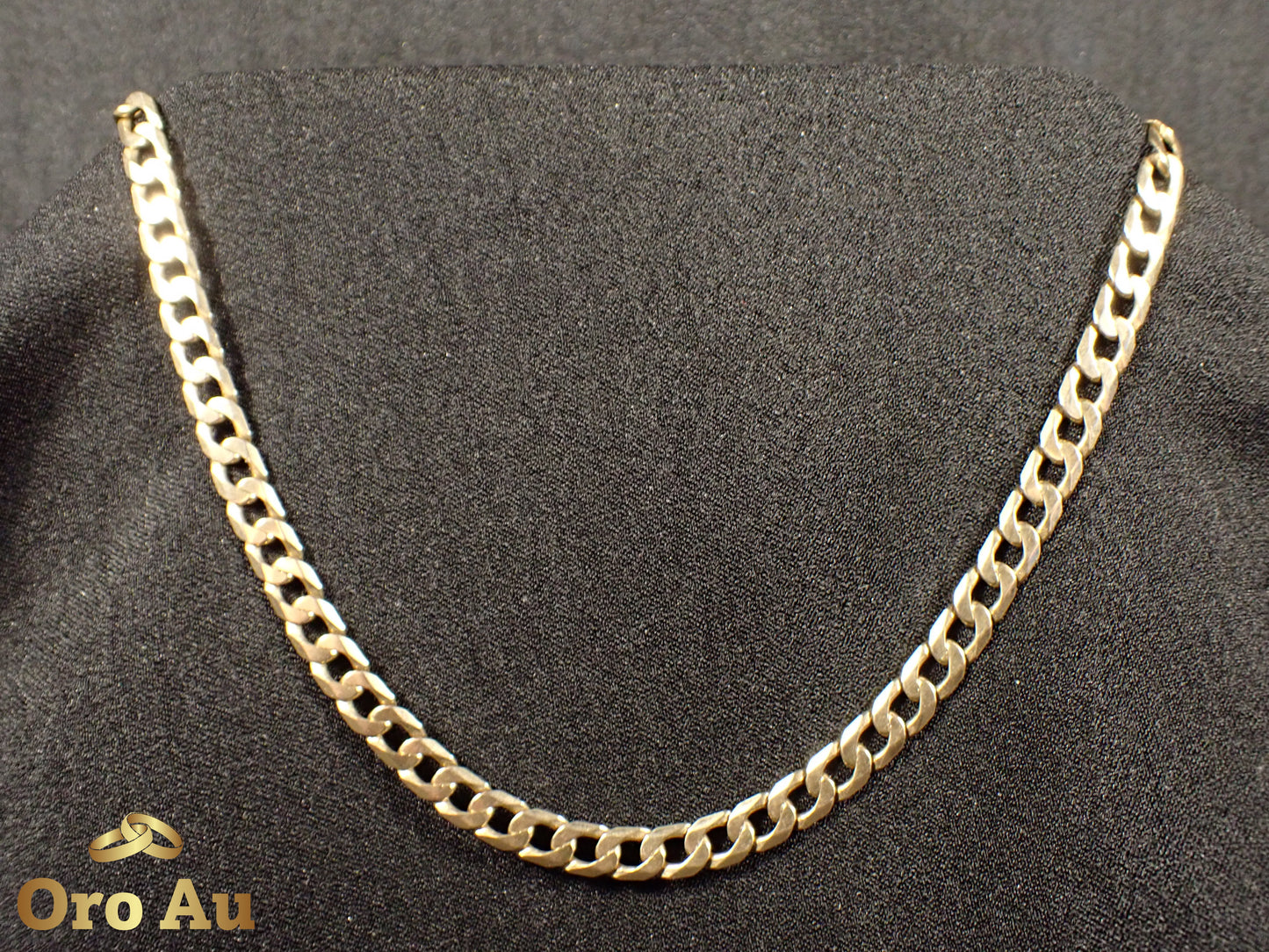 9ct Yellow Gold Curb Link Chain 52cm 31.04g