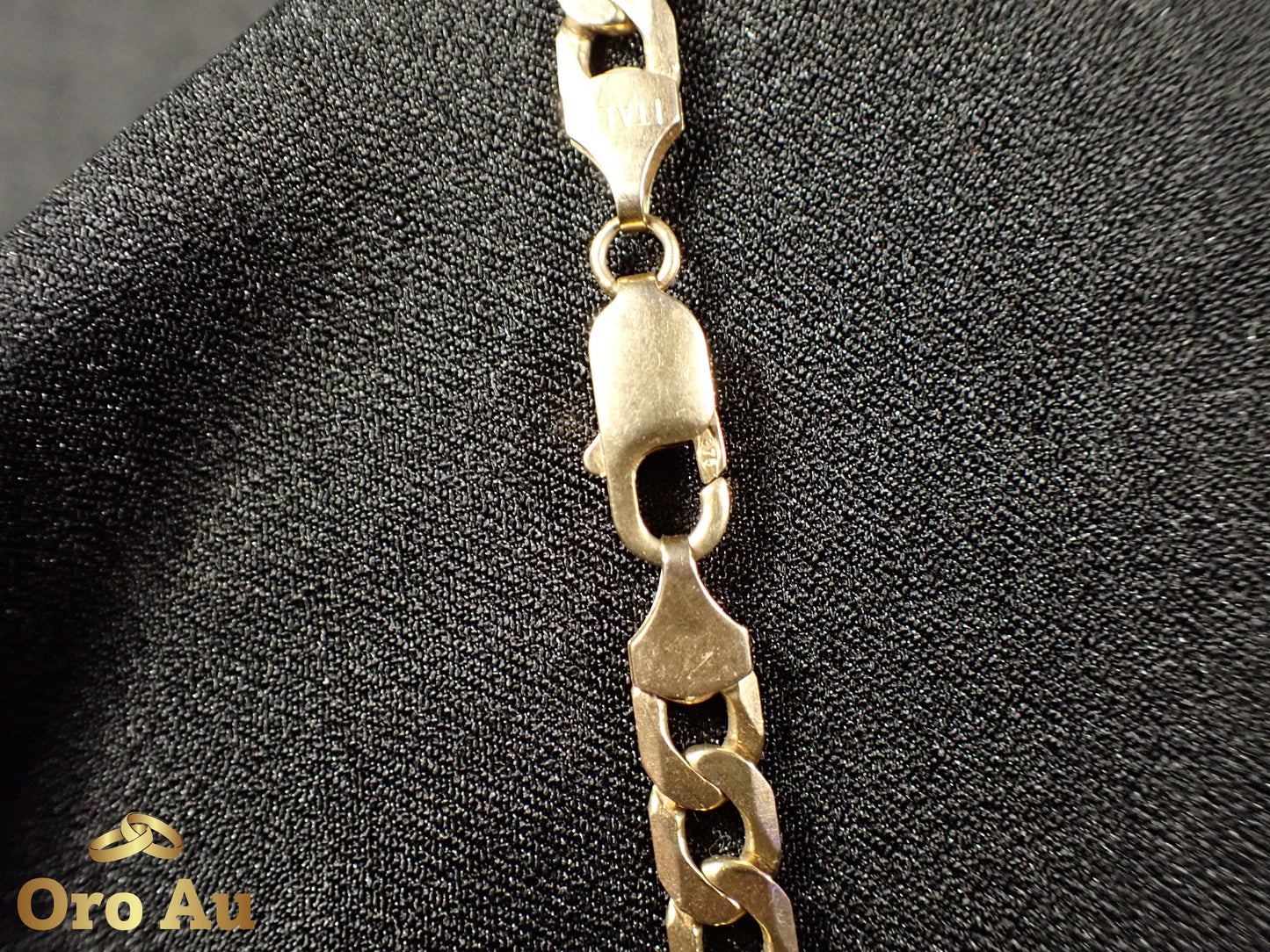 9ct Yellow Gold Curb Link Chain 52cm 31.04g