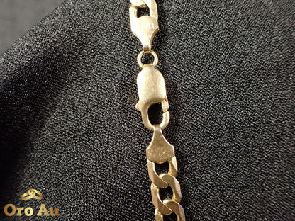 9ct Yellow Gold Curb Link Chain 52cm 31.04g