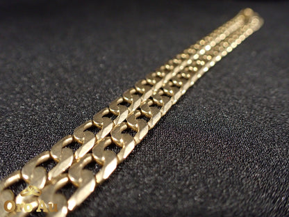 9ct Yellow Gold Curb Link Chain 52cm 31.04g