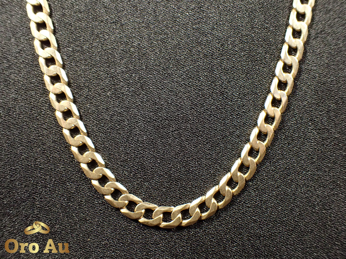 9ct Yellow Gold Curb Link Chain 52cm 31.04g
