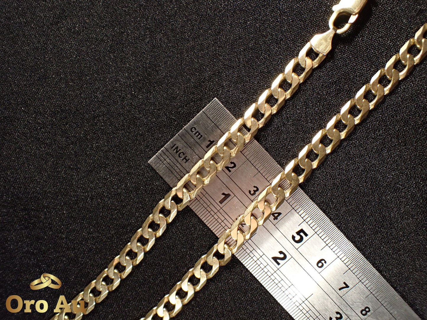 9ct Yellow Gold Curb Link Chain 52cm 31.04g
