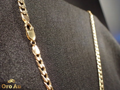 9ct Yellow Gold Curb Link Chain 49cm 20.51g