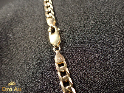 9ct Yellow Gold Curb Link Chain 49cm 20.51g
