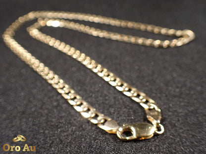 9ct Yellow Gold Curb Link Chain 49cm 20.51g