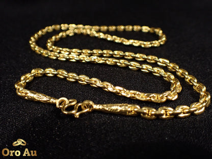 23ct Yellow Gold Chain 59cm 15.2g