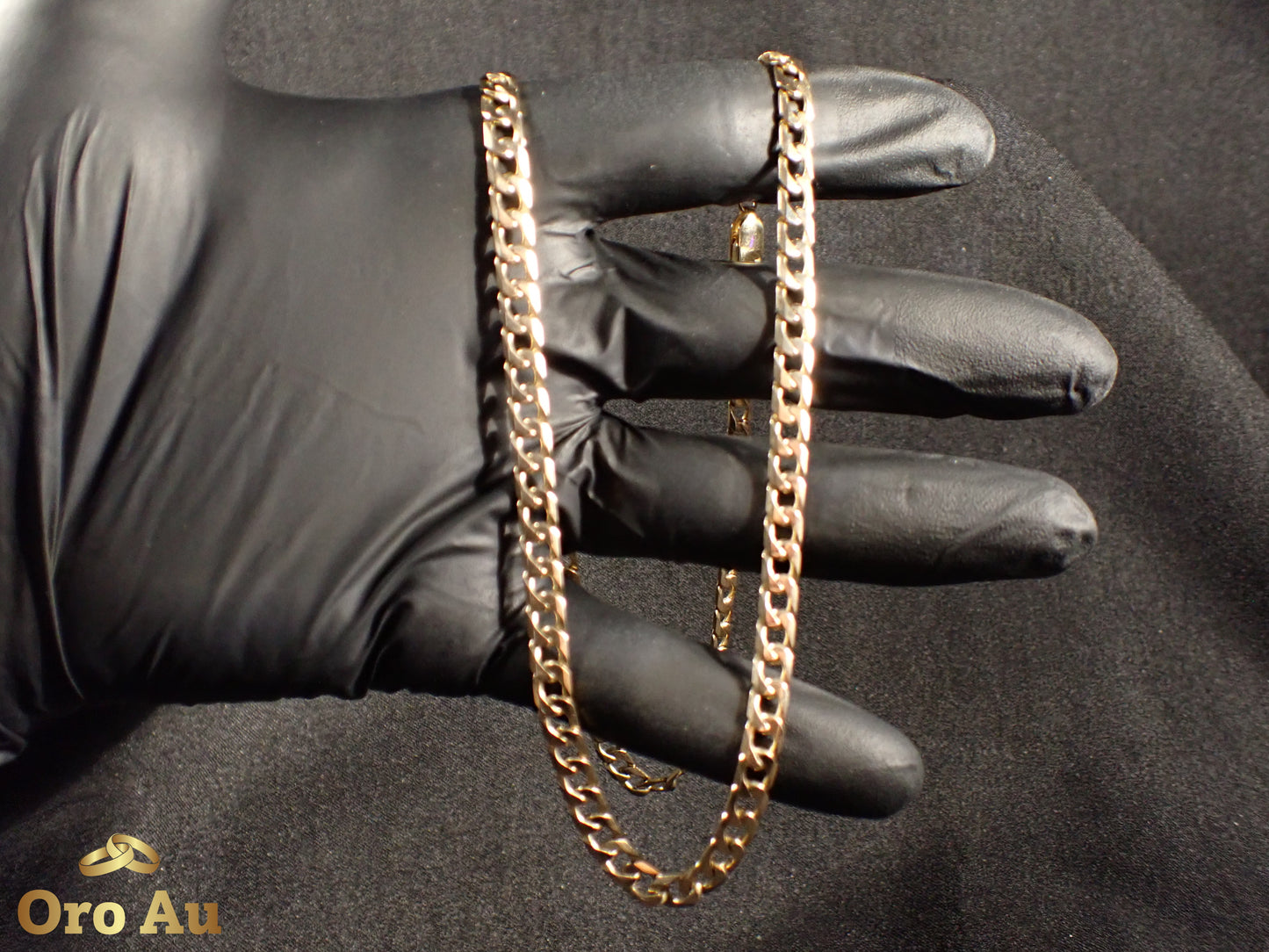 9ct Yellow Gold Curb Link Chain 49cm 20.51g